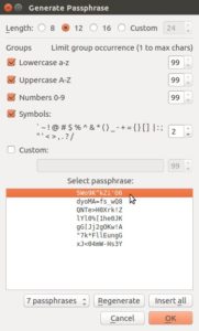Abbildung 4: Der integrierte Passwortgenerator hilft beim Erstellen von Passwörtern.