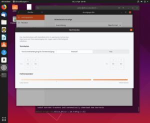 Abbildung 3: Die St&auml;rke der automatischen n&auml;chtlichen Warmt&ouml;nung der Bildschirmfarben ("Blaulichtfilter") l&auml;sst sich in Gnome&nbsp;3.32 einstellen.