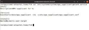 Abbildung 4: &Uuml;ber den Dienst <code>wpa.service</code> bindet Systemd den WPA-Supplicant ein.
