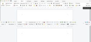 Abbildung 5: Die beiden LibreOffice-Oberfl&auml;chenoptionen <span class="ui-element">In Registern</span> und <span class="ui-element">Gruppiert kompakt</span> machen ein traditionelles Men&uuml; weitgehend &uuml;berfl&uuml;ssig.