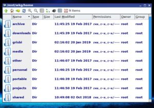 Abbildung 7: Als Dateimanager kommt der schlanke ROX-Filer aus dem gleichnamigen Desktop zum Einsatz.