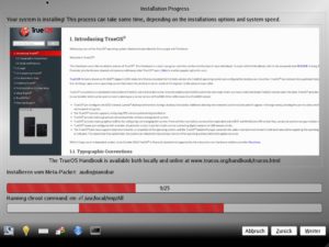 Abbildung 2: Der grafische Installer von TrueOS sieht den Linux-Pendants sehr ähnlich.