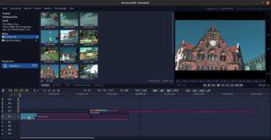 Abbildung 2: Das Hauptfenster von Flowblade benötigt vor allem eines: viel Platz auf dem Bildschirm. Ideal ist ein Monitor im 16:9-Format mit möglichst hoher Auflösung.