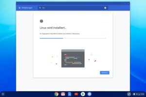 Abbildung 2: Ein Fortschrittsbalken gibt Auskunft &uuml;ber den Installationsverlauf.
