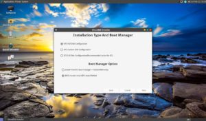 Abbildung 7: Auch GhostBSD besitzt einen grafischen Installationsassistenten.