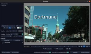Abbildung 11: Die Vorschau zeigt das Bild unter der Zeitnadel. Verschieben Sie den roten Strich auf dem Zeitstrahl unter der Vorschau, navigieren Sie schnell zu einer anderen Stelle des Videos.