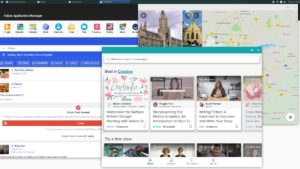 Abbildung 2: Anbox ermöglicht das simultane Darstellen mehrerer Android-Apps in verschiedenen Fenstern auf dem Desktop.