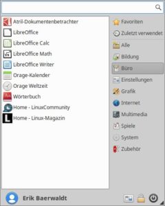 Abbildung 4: Auf Wunsch erscheinen die Web-Apps auch wie lokale Programme in den Men&uuml;s.
