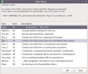 Abbildung 4: Bei Bedarf legen Sie auf einem USB-Stick ein individuelles Refracta-Live-System an, das zus&auml;tzlich &uuml;ber einen Bereich f&uuml;r persistente Daten verf&uuml;gt.