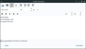 Abbildung 4: Mit dem Texteditor fällt nicht nur die Eingabe langer Texte leichter: Er kann sogar den kompletten Inhalt von Textdateien in ein Bild einfügen.