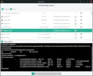 Abbildung 4: Fpakman dient als neues Frontend für die Installation von Anwendungen über Flatpak- und Snap-Pakete. Die Basis der Installation bildet jedoch weiterhin der von Arch Linux übernommene Paketmanager Pacman und dessen grafisches Frontend Pamac.