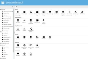 Abbildung 5: OpenMediaVault basiert auf Debian und bietet eine freie NAS-Bedienoberfl&auml;che, die in der Funktionalit&auml;t propriet&auml;ren NAS-Systemen in nichts nachsteht.