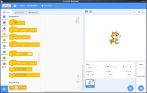 Abbildung 6: Mit der visuellen Programmiersprache Scratch lassen sich Kinder und Jugendliche an die Software-Entwicklung heranf&uuml;hren.