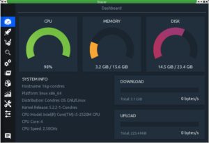 Abbildung 6: Stacer stammt aus dem Repertoire von Ubuntu. Das Programm zeigt Systeminformationen an, bietet aber auch viele Optionen zum Optimieren des Systems.