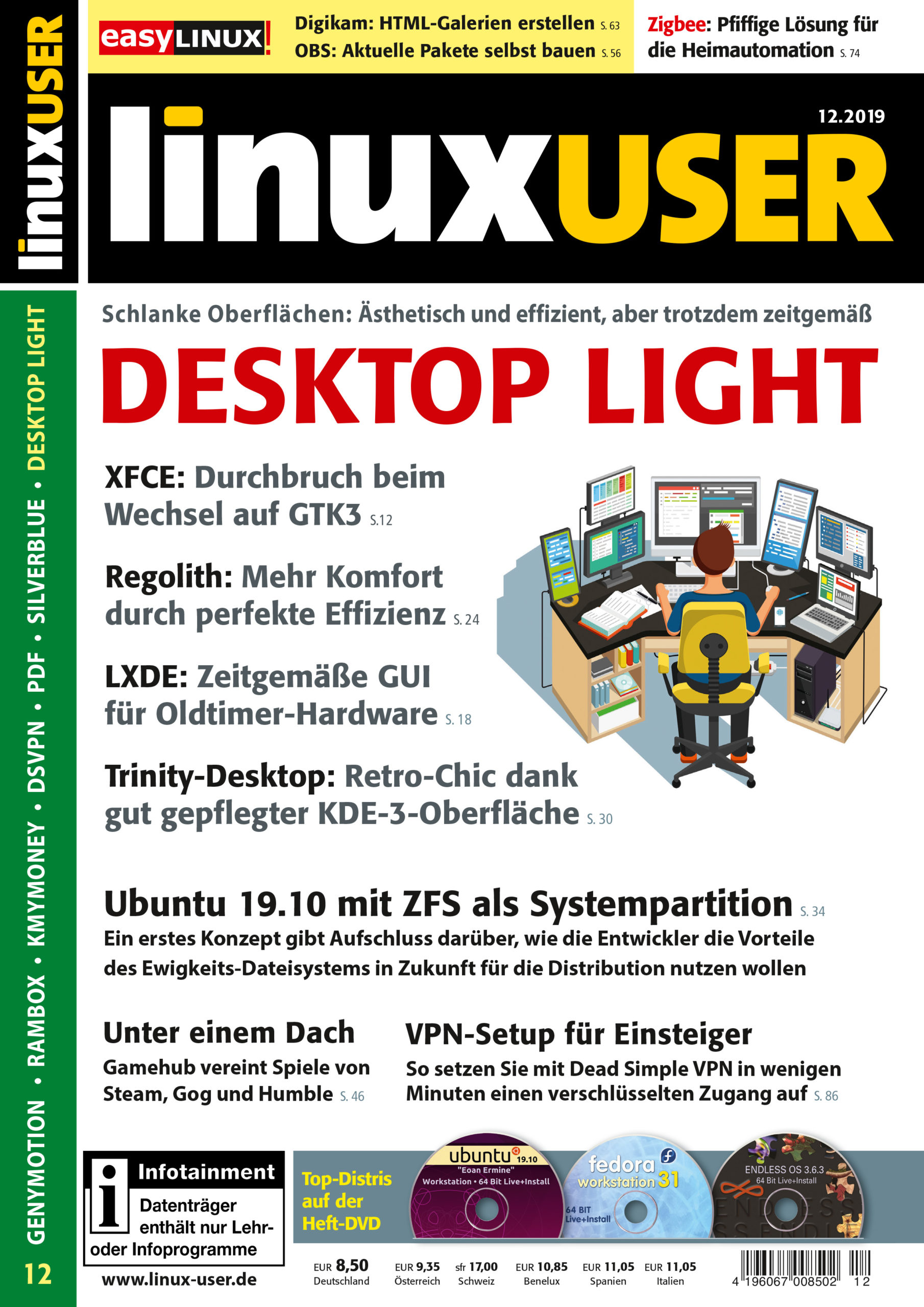 Heftcover LinuxUser 12/2019