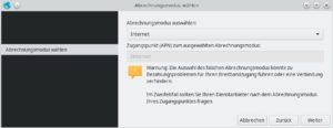 Abbildung 3: Die Konfigurationsdaten zum Einrichten der WWAN-Karte bringen die distributionsspezifischen Netzwerkmanager in der Regel selbst mit.