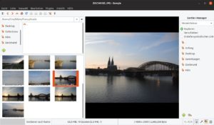 Abbildung 5: Der Sortiermanager hilft Ihnen dabei, die Bilder in Verzeichnisse der Wahl zu verschieben oder zu kopieren.