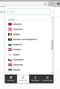 Abbildung 5: Auch unter Chrome lässt sich der VPN-Zugang einfach einrichten und nutzen.