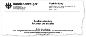 Abbildung 1: Auszug aus dem Bundesanzeiger. Als Schlüsselwort zum weiteren Verarbeiten dient hier die Abkürzung "BAnz" oben rechts.
