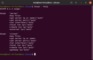 Abbildung 1: Dead Simple VPN l&auml;sst sich in wenigen Momenten direkt mit den Bordwerkzeugen von Ubuntu bauen. Nach der Installation liefert die Hilfe erste Hinweise zur Bedienung.