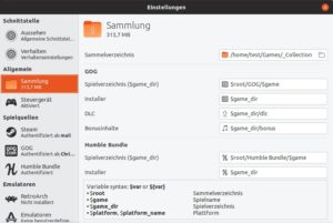 Abbildung 2: In den Einstellungen von Gamehub lassen sich unter anderem die Installationspfade f&uuml;r Spiele der unterschiedlichen Plattformen festlegen.