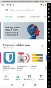 Abbildung 7: &Uuml;ber die Open GApps kommen Sie mit wenigen Klicks an das Google-Framework mitsamt Play Store sowie an das schier endlose Angebot an Android Apps mit Gmail, Maps oder YouTube im Play Store.