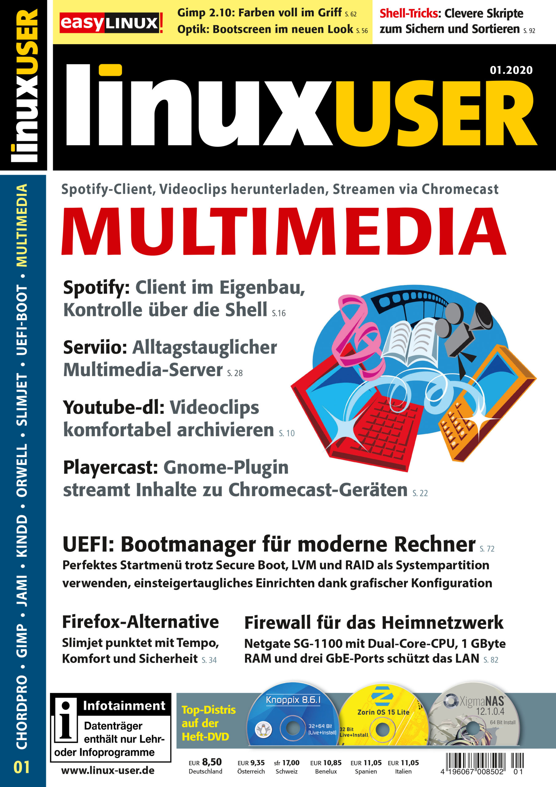 Heftcover LinuxUser 01/2020