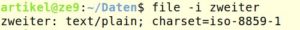 Abbildung 1: Der Befehl <code>file</code> greift beim Erkennen von Inhalten auf eine Liste charakteristischer Muster zur&uuml;ck.