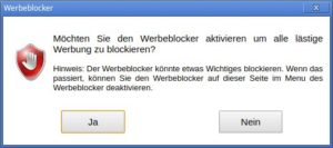 Abbildung 1: Der Slimjet-Browser bringt von Haus aus einen integrierten Werbeblocker mit, den Sie beim ersten Start aktivieren können.