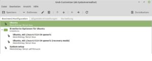 Abbildung 3: Mithilfe des Grub Customizers richten Sie Grub&nbsp;2 bequem &uuml;ber ein grafisches Interface ein.