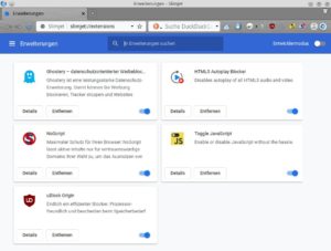 Abbildung 5: Genauso wie Chrome oder Chromium, auf dessen Quellcode Slimjet aufsetzt, lässt sich auch Slimjet mit den Erweiterungen aus Googles Chrome Web Store ergänzen.