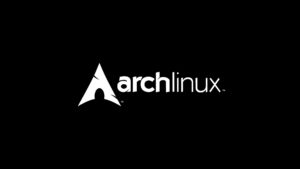 Abbildung 6: Das Plymouth-Theme <span class="ui-element">Simple Image</span> realisiert mit nur wenigen Anweisungen ein statisch eingeblendetes Arch-Logo. Der Code lässt sich allerdings leicht erweitern, um die Optik interessanter zu gestalten.