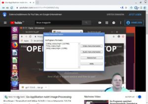 Abbildung 8: Zum Herunterladen von Youtube-Videos genügt ein Mausklick. So lassen sich dann auch die Videos von Linux-Magazin per Slimjet auf der Festplatte sichern und dann später ohne Internet-Verbindung betrachten.
