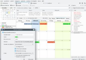 Abbildung 2: Das Lightning-Plugin stattet Thunderbird mit einem Terminplaner aus, der ein Synchronisieren von geteilten Kalendern mit anderen Computern oder dem Smartphone unterstützt.