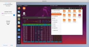 Abbildung 3: Im Gegensatz zu kommerziellen Remote-Desktop-Anwendungen bietet Ultrascreen nur die M&ouml;glichkeit, den Desktop des Gegen&uuml;bers zu sehen. Eine Fernsteuerung gibt es nicht.