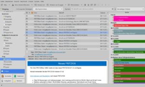 Abbildung 5: Gnome Evolution weist mit dem Unterfenster <span class="ui-element">To Do</span> rechts eine ähnliche Einteilung auf wie Thunderbird. Das Programm eignet sich daher für Anwender, denen die PIM-Suite von Mozilla zu langsam startet oder zu viel RAM belegt.