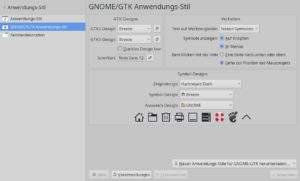Abbildung 12: Die KDE-Systemeinstellungen kennen eine Rubrik für den Gnome/GTK-Look. Vor allem mit dem Stil <span class="ui-element">Breeze</span> für KDE- und Gnome-Anwendungen fällt die Optik rundum konsistent aus.
