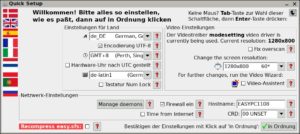 Abbildung 1: Das Quick-Setup stellt per Landesflagge Ihre Konfiguration l&auml;nderspezifisch ein.
