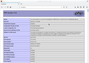 Abbildung 2: Sehen Sie im Browser die PHP-Statusseite, dann haben Sie die Unterst&uuml;tzung f&uuml;r PHP erfolgreich in den Webserver eingebunden.
