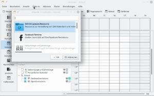 Abbildung 5: KDE Kontact kennt neben vielen anderen Objekttypen auch CalDAV-Kalender und CardDAV-Adressb&uuml;cher (zusammengefasst als DAV-Groupware-Ressourcen).
