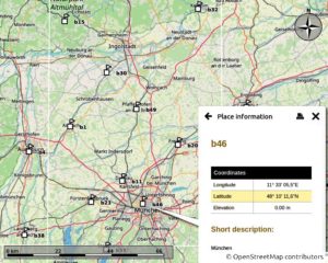 Abbildung 7: &Uuml;ber den Import etwa von KML-Daten haben Sie die M&ouml;glichkeit, eigene Points of Interest (POI) in die Karte zu integrieren.