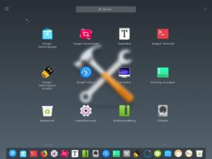 Abbildung 1: Als Rettungssystem gut geeignet: das Deepin-Live-System.