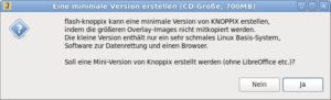 Abbildung 2: Back to the roots: Knoppix 9.0 bringt wieder ein CD-Image mit.
