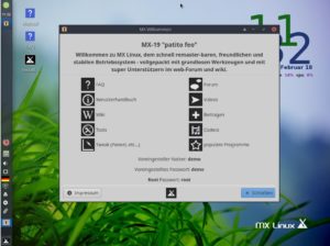 Abbildung 2: MX&nbsp;Linux bietet Newcomern im Willkommensbildschirm Hilfestellung in Form von Tutorials und Videos.