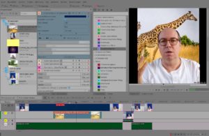 Abbildung 1: Der leistungsfähige Videoeditor Kdenlive gliedert seine zahlreichen Funktionen in einer übersichtlichen GUI.