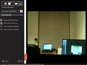 Abbildung 5: Qtcam nutzt ein einziges Fenster zum Steuern der Bildanzeige.