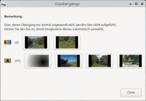 Abbildung 6: Mithilfe der Funktion <span class="ui-element">Bericht</span> erfahren Sie, welche &Uuml;berg&auml;nge Sie wie oft verwendet haben.