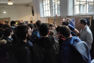 Abbildung 10: Wie bereits im Vorjahr war auch auf der FOSDEM 2020 der Ansturm von Interessenten am Stand von Pine64 durchgängig hoch.