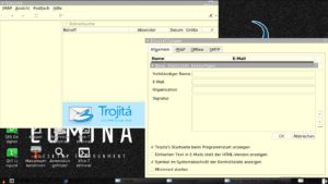 Abbildung 4: Als Mail-Client verwendet Trident die mit Qt entwickelte Anwendung Trojit&aacute;, die als Protokoll nur IMAP unterst&uuml;tzt. Um klassische POP3-Postf&auml;cher abzurufen, w&auml;re etwa Thunderbird als Alternative gefragt.
