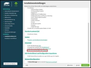 Abbildung 5: Der OpenSuse-Installer schließt den Firewall-Port für das Remote-Login standardmäßig, bietet aber auch die Option an, ihn zu öffnen.